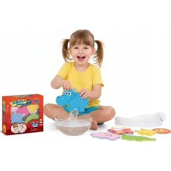 ZABAWKA DO KĄPIELI, ZWIERZĄTKA NAKLEJKI PĚNOVÉ DO VANY FIGURKY ZVÍŘAT