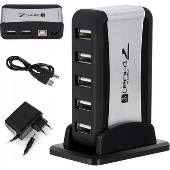 USB hub AKTIVNÍ USB HUB SE 7 PORTY ROZBOČOVAČ SWITCH 2.0