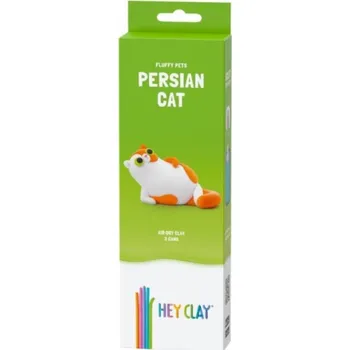 Modelovací hmota Tm Toys Modelovací hlína Hey Clay Nadýchaná zvířátka, perská kočka