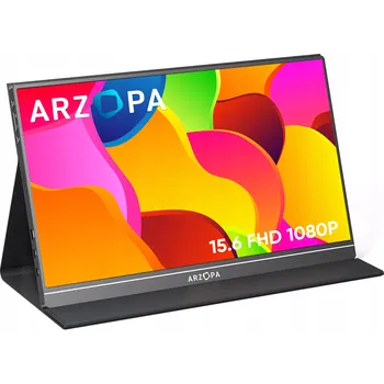 Monitor Monitor ARZOPA S1, 15,6" 1920x1080 Full HD HDR IPS přenosný + POUZDRO