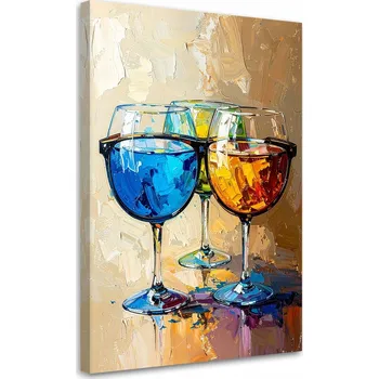 Obraz Obraz do kuchyně, jídelny, restaurace, Skleničky Nápoj Koktejl 70x100