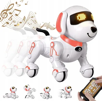 Robot INTERAKTIVNÍ ROBOT PES ŠTĚNĚ NA DÁLKOVÉ OVLÁDÁNÍ HLASOVÉ OVLÁDÁNÍ DĚLÁ TRIKY