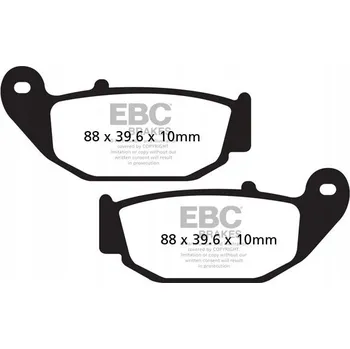 Brzdová destička Brzdové destičky EBC FA629R