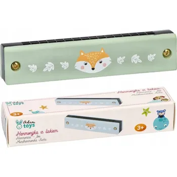 Hudební nástroj pro děti HARMONIKA S LIŠKOU ORGÁNY HUDEBNÍ NÁSTROJ HRAČKA HUDEBNÍ PRO DĚTI