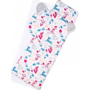 Povlečení Sada Povlečení do kočárku kolébky Bavlna RŮŽOVÁ