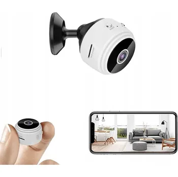 Bezpečnostní kamera Mobilly mini kamera A9 Mini DV 720p, bílá