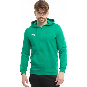 Pánská mikina Pánská mikina Puma Team Goal Casuals Hooded zelená 658595 05 Velikost M