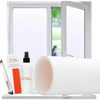 Okenní dekorace Fólie Matná Samolepicí 50 x 300 cm Okenní ochranná Solar Systems