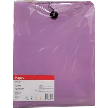 Kayet Desky A4 s gumou, 7 přihrádek, uzavíratelné na gumu, pořadač