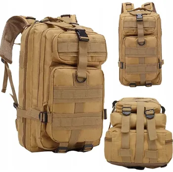 Outdoorové zavazadlo Batoh Extralink Military MIL-667 Brązowy 20-40L