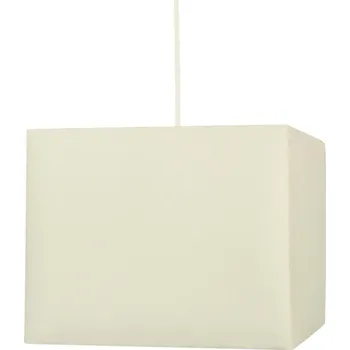 Moderní závěsné svítidlo Basic krémové z textilu, nastavitelné do obývacího pokoje a jídelny