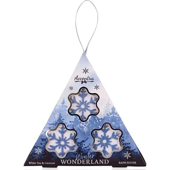 Kosmetická sada ACCENTRA Fizzer Winter Wonderland 3 x 25&nbsp;g