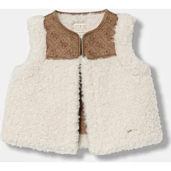 Dámská vesta Dětská vesta Guess béžová barva, K5YN00 WHGN0 K5YN00.WHGN0.9BYA 01X, vel. 118-122