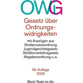 Gesetz über Ordnungswidrigkeiten. OWiG