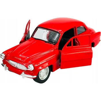 autíčko WELLY 1959 ŠKODA OCTAVIA ČERVENÁ 1:34 NOVÝ KOVOVÝ MODEL 43824