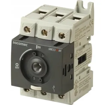 vypínač ODPOJOVAČ 0-1 3P 80A TS-35 SOCOMEC