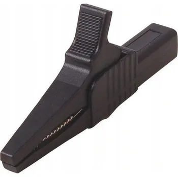 Bezpečnostní kamera Krokodýlek Svorka 4mm KK262-BK Kategorie III