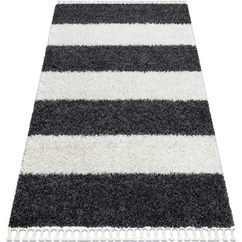 Koberec KOBEREC BERBERSKÝ 160x220 cm PRUHY krémová/šedá #E223