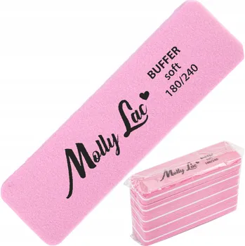 5x Oboustranná leštička na nehty Pilník Mini Buffer Široký Soft 180/240