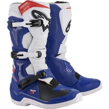 Moto obuv ALPINESTARS(MX) BOTY TECH3 BL/WT/RD (2013018-723-8) (Velikost: 8) 2013018-723-8