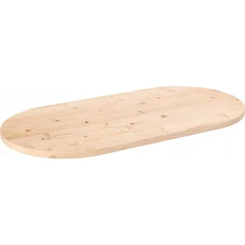 Konferenční stolek Deska stolu, 110x55x2,5 cm, masivní borovicové dřevo, oválná