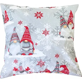 Povlak na dekorativní polštářek Povlak na polštář 40x40 cm Vánoční Jasiek Bavlna 100% HouseArtLife