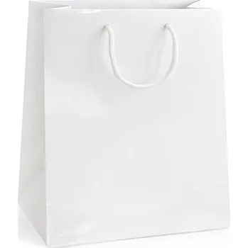Dárková taška Dárková taška bílá Milano 25x11x31 G016