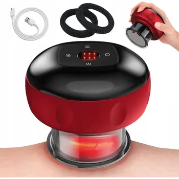 ELEKTRICKÁ SADA NA BAŇKOVÁNÍ AKUMULÁTOROVÁ MASÁŽ TERAPEUTICKÁ GUA SHA 5W