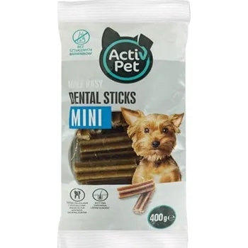 Pamlsek pro psa Activ Pet Psí pamlsek Malé rasy Dental Sticks Mini 400g