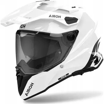 Helma na motorku Motocyklová přilba Airoh Commander 2 bílá lesklá, velikost XS