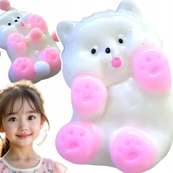 Hračka pro nejmenší MAČKACÍ HRAČKA KOČKA KOTĚ PRO KOČKY S POSYPKAMI SENZORICKÁ HRAČKA