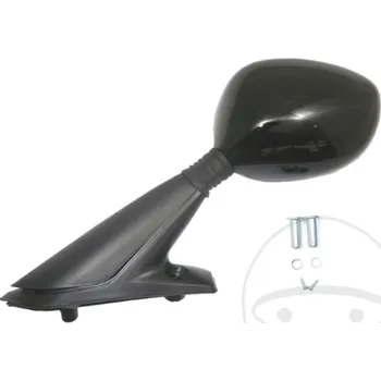 Zrcátko pro motocykl Zpětné zrcátko JMP ZR 1005 černý levý 2H61260