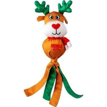 Hračka pro psa Vánoční hračka KONG Wubba vánoční sob/sněhulák/tučňák (L) (MIX DRUHŮ)