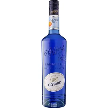Likér GIFFARD BLUE CURACAO 25% 0,7 l(holá láhev)