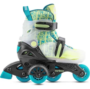 Kolečkové brusle CARIBOO Dětské nastavitelné kolečkové brusle Cariboo Step 1 26/29 ZELENÁ|ČERNÁ
