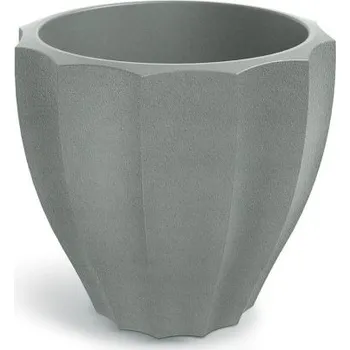 Pěstitelství Květináč RONA ROUNDE TR40 betonová šedá 11L (TR40)