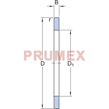 SKF GS 81111 axiální ložiskový kroužek