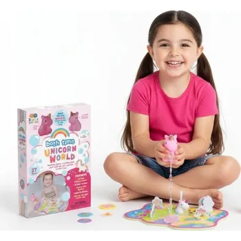 HRAČKY SAMOLEPKY FIGURKY DO KOUPELE JEDNOROŽCI, HRAČKY DO VODY