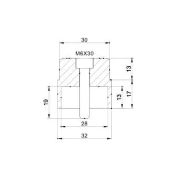 Zrcátko pro motocykl Adaptér na zpětné zrcátko PUIG SUPPORT RIGHT/LEFT STREET TWIN/STREE 9500N černý na konec řídítek TRIUMPH Bonneville T100 900 2017-2019