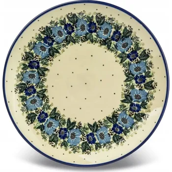 Talíř Mělký jídelní talíř Ceramika Artystyczna Bolesławiec 25 cm - dekor 2839X