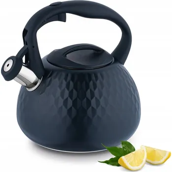 Konvice na čaj Konighoffer tradiční ocelová Konvice 3 l modrá