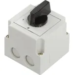 Křížový spínač Apator 0-1 3P 10 A v krytu IP55 4G10-10-PK 63-840306-011