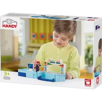 Figurka POKEETO Igráček Handy Nádraží s výpravčím a doplňky (POKEETO Igráček Handy Nádraží s výpravčím a doplňky)