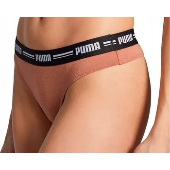 Kalhotky Dámské kalhotky Tanga Puma 2 ks béžové vel. M