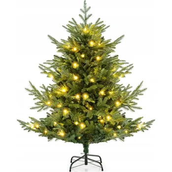Vánoční stromek Costway Umělý vánoční stromeček 135 cm