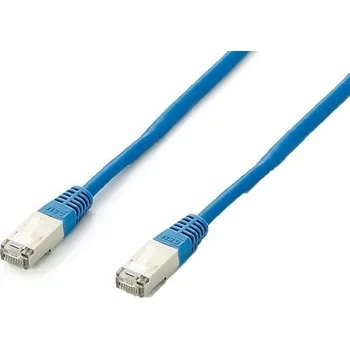 Síťový kabel Equip Patchcord Cat6a, S/FTP, 10 m, modrý (605636)