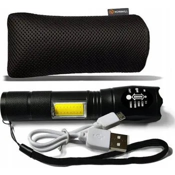 Svítilna Svítilna K3A Hliníková Zoom USB Super LED COB Pouzdro
