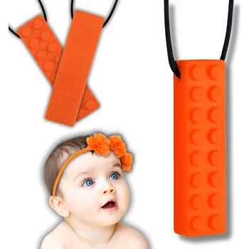 LOGOPEDICKÉ KOUSÁTKO PRO DĚTI SENZORICKÁ HRAČKA ORANŽOVÁ KOSTKA