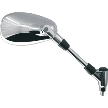 Zrcátko pro motocykl zpětné zrcátko chromové (závit levý M10), Q-TECH, P YAMAHA XJR 1300 2007-2013