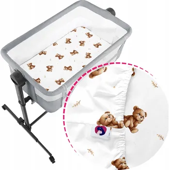 Prostěradlo PROSTĚRADLO NA PÉČKU KINDERKRAFT NESTE UP 2v1 - BAVLNA